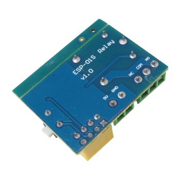 ماژول رله 5 ولت یک کاناله با قابلیت افزودن کنترل وایفای ( هسته ESP8266 )