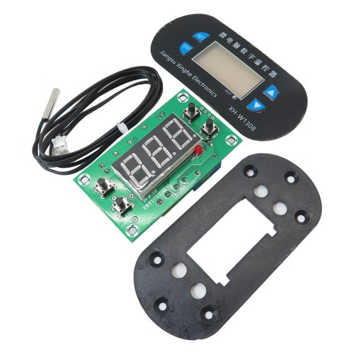 ترموستات دیجیتال XH-W1308 با نمایشگر دما و کنترل رله و هشدار