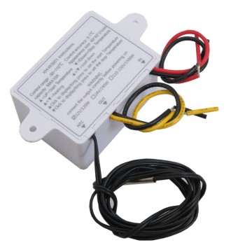 ترموستات دیجیتال XH-W3001 با نمایشگر و کلید کنترل 12 ولت