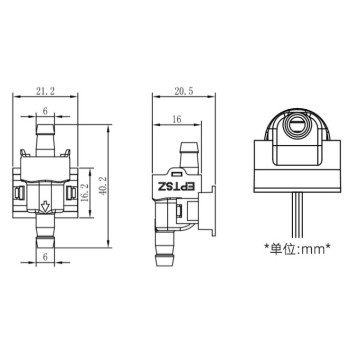 سنسور جریان آب اثر هال FM-PS2216 دارای بدنه شفاف