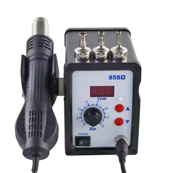 هیتر هوای گرم دیجیتال 858D تک کاره 700 وات مناسب تعمیرات SMD هیتر هوای گرم دیجیتال 858D تک کاره 700 وات مناسب تعمیرات SMD