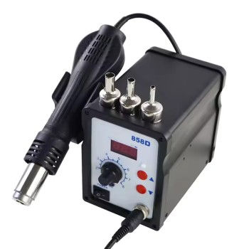 هیتر هوای گرم دیجیتال 858D تک کاره 700 وات مناسب تعمیرات SMD هیتر هوای گرم دیجیتال 858D تک کاره 700 وات مناسب تعمیرات SMD