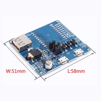 ماژول پخش فایل های صوتی XY-V17B دارای ورودی کارت SD