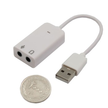 کابل مبدل صوتی USB به جک 3.5 میلی متری