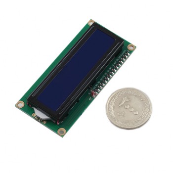 ماژول نمایشگر LCD کاراکتری 1602 I2C دارای رنگ زمینه آبی