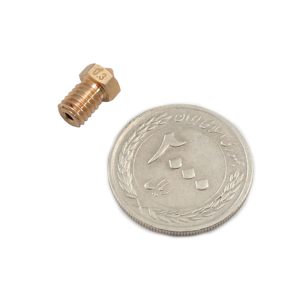 نازل برنجی هات اند 0.3mm پرینتر سه بعدی
