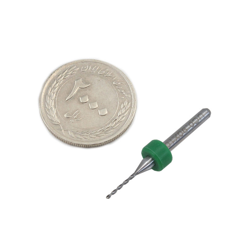 مته کارباید ( تمام الماس ) سوراخکاری دارای سایز 0.9x3.175mm