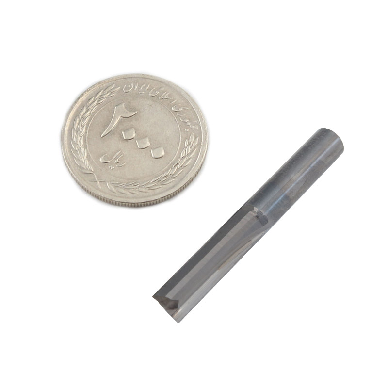 فرز اندمیل ( End Mill ) دوپر دارای طول کارگیر 22mm و قطر 6mm