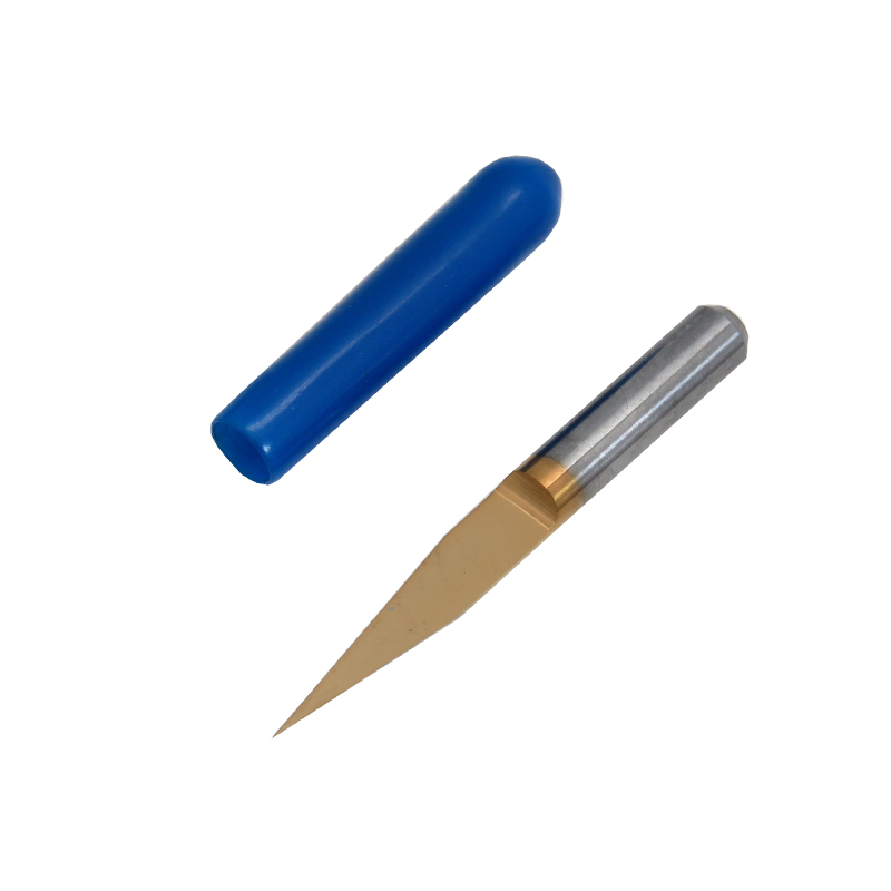 ابزار تراش و حک کارباید 3.175 دستگاه CNC دارای زاویه 15 درجه و قطر 0.1mm