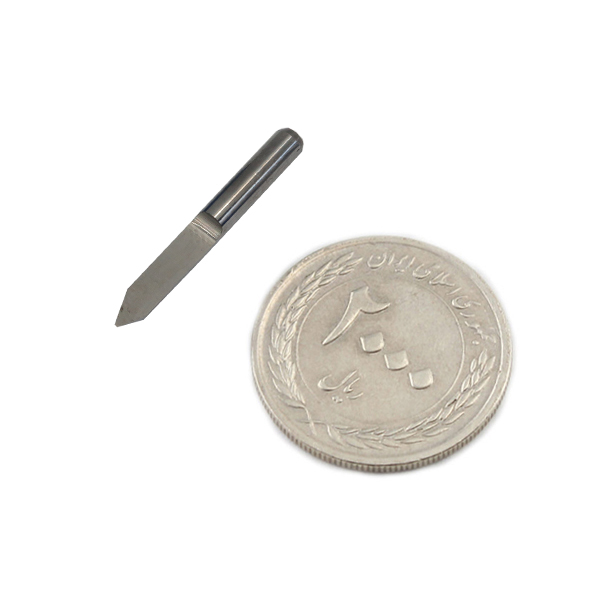 ابزار حک و تراش CNC شفت 3.175 زاویه 60 درجه قطر 0.2 میلی متر