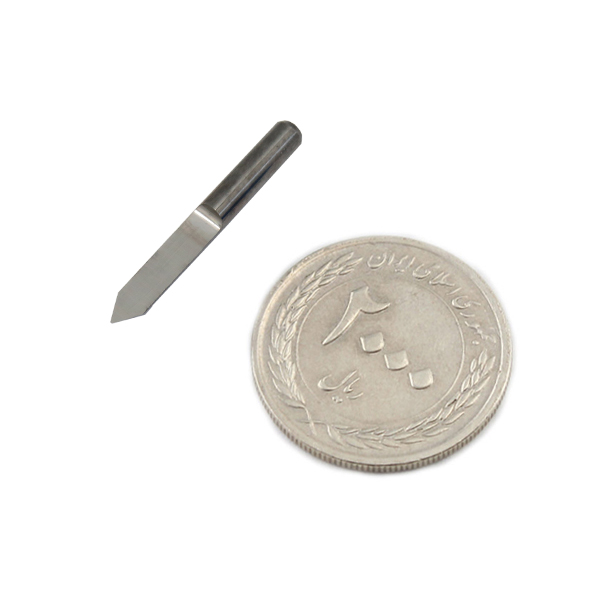 ابزار حک و تراش CNC شفت 3.175 زاویه 60 درجه قطر 0.3 میلی متر