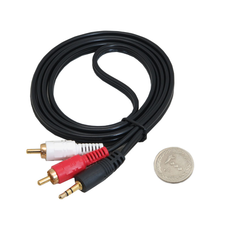 کابل تبدیل جک 3.5 میلیمتری به دو RCA دارای طول 1.5 متر