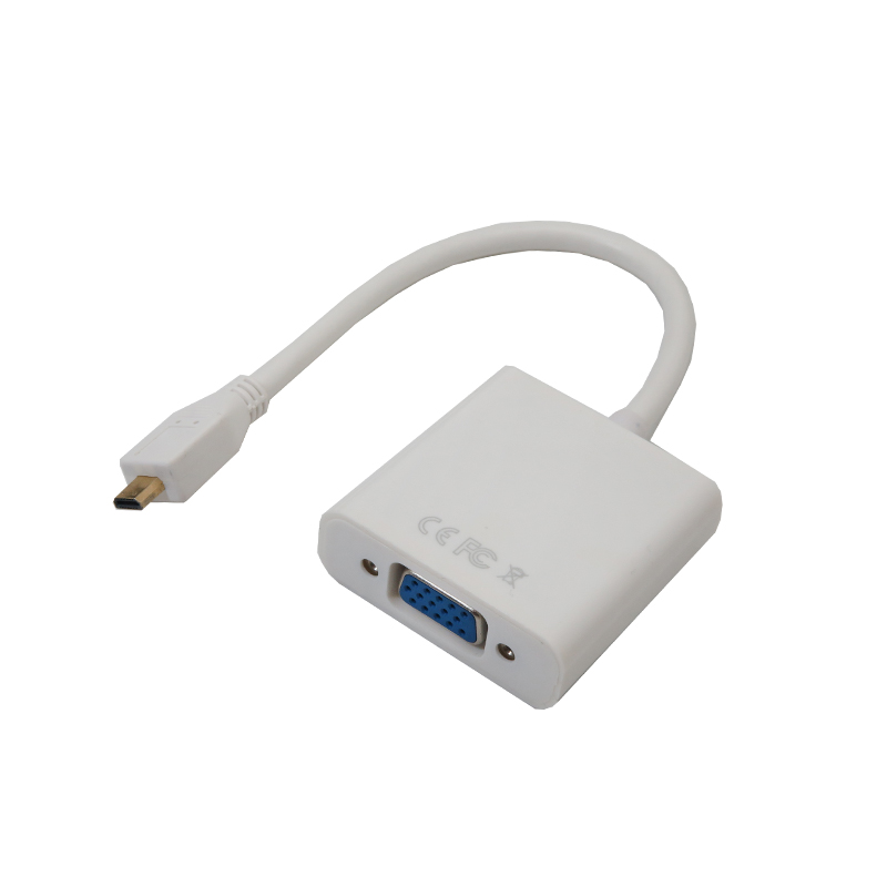 کابل مبدل microHDMI به VGA همراه با خروجی صدا