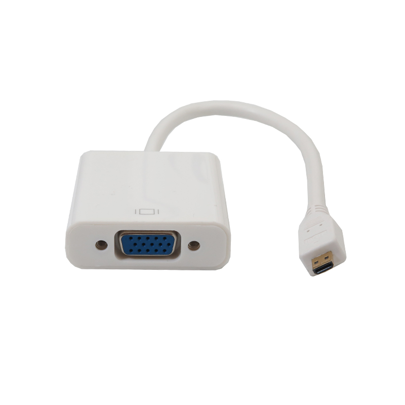 کابل مبدل microHDMI به VGA همراه با خروجی صدا