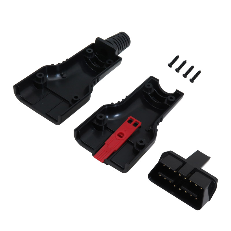 باکس پلاستیکی دستگاه OBD2 خودرو با رابط اتصال 16pin 