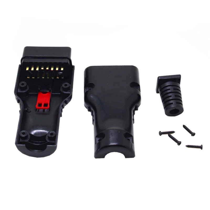 باکس پلاستیکی دستگاه OBD2 خودرو با رابط اتصال 16pin 