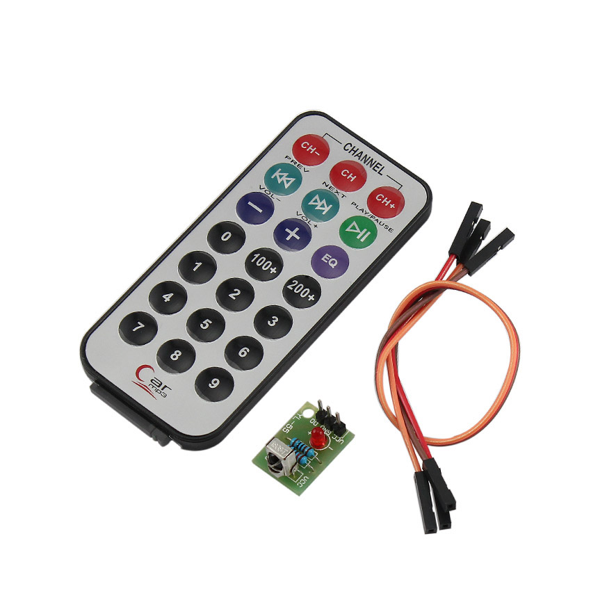 کیت ریموت کنترل مادون قرمز فرستنده و گیرنده HX1838