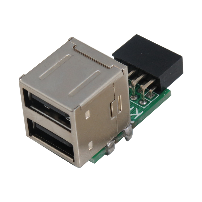 برد برک اوت USB 2.0 دوبل دارای سوکت مادگی