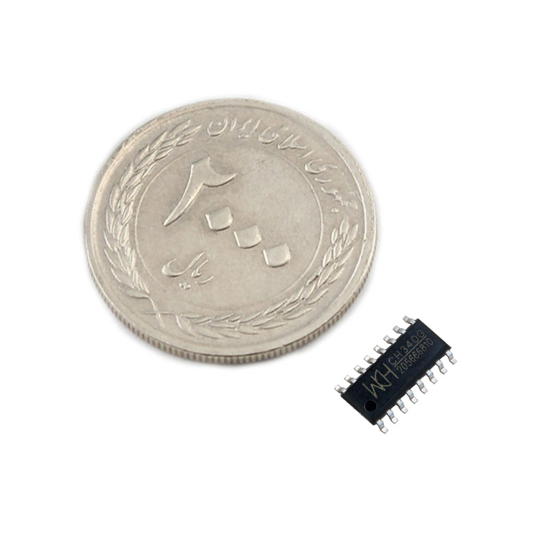 آی سی مبدل USB به TTL سریال CH340G پکیج SOP16