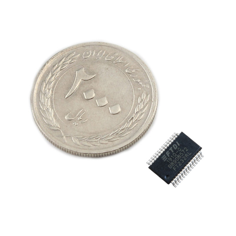 آی سی مبدل USB به سریال FT232RL دارای پکیج SSOP28