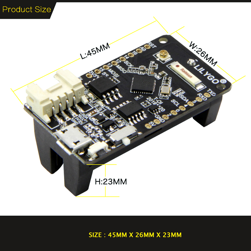 برد توسعه LILYGO باهسته ESP8266