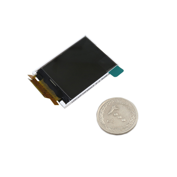 نمایشگر TFT تمام رنگ 1.8 اینچ دارای کابل فلت 14 پین و ارتباط SPI