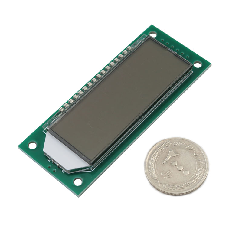 ماژول نمایشگر LCD هشت سگمنتی دارای درایور HT1621
