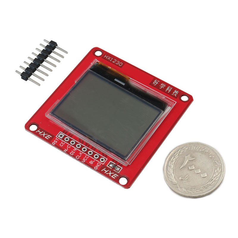 ماژول نمایشگر LCD تک رنگ HX1230