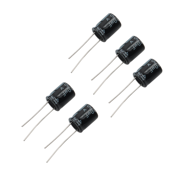 خازن الکترولیتی 470 میکرو فاراد 35V بسته 10 عددی