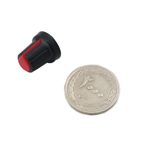 سرپیچ پلاستیکی ولوم پتانسیومتر دارای ابعاد 15x17mm