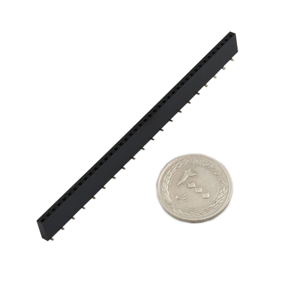 پین هدر 1X40 مادگی SMD فاصله پین 2.54 میلی متر