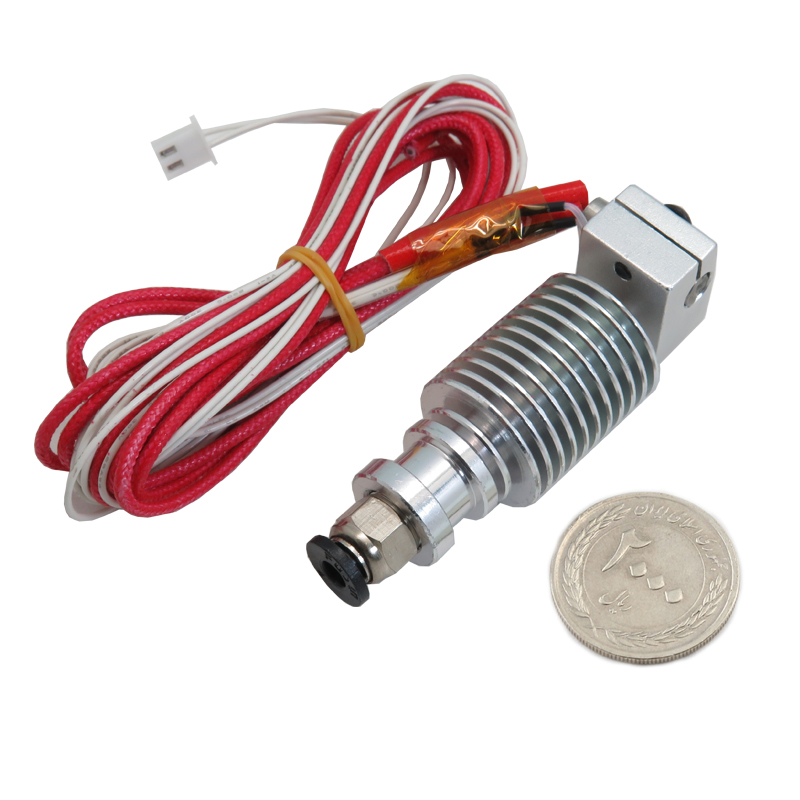 هات اند Hotend پرینتر سه بعدی E3D V6 دارای قطر نازل 0.4mm