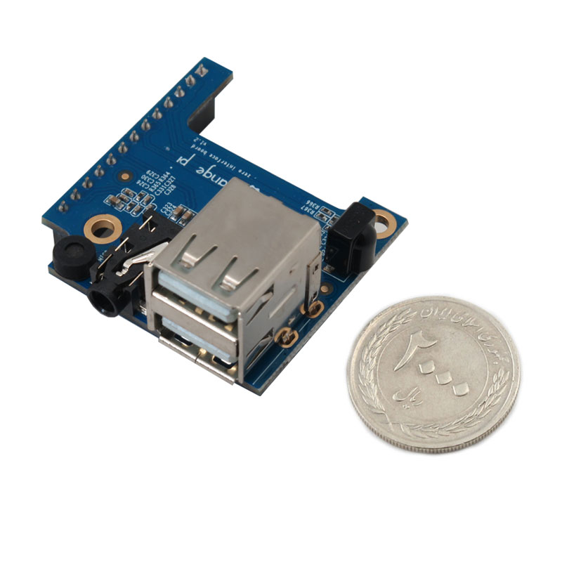 شیلد توسعه USB برد Orange Pi zero