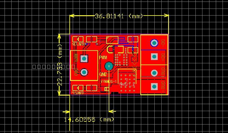 ماژول سوئیچ 10A PWM دارای ماسفت قدرت FQD60N03