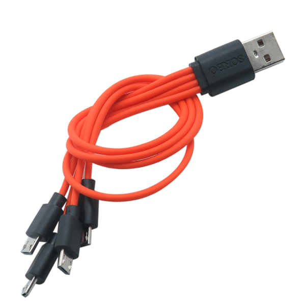 کابل شارژر با چهار پورت میکرو USB
