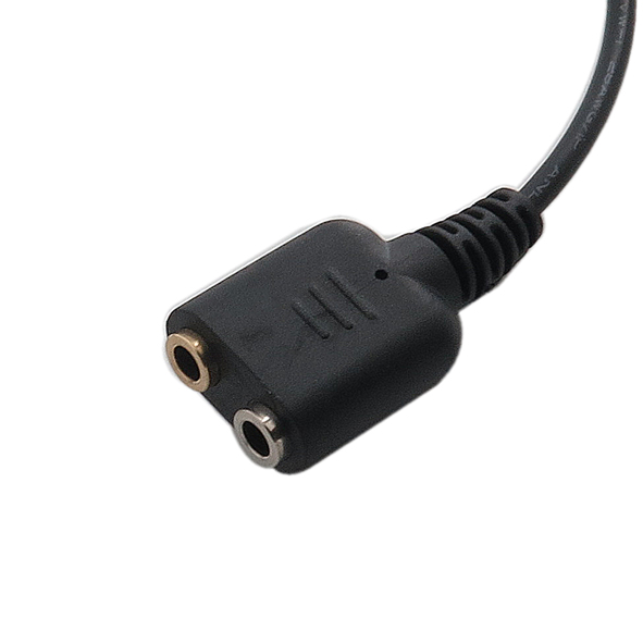 کابل تبدیل جک 3.5 میلی متری دوبل  هدفون / میکروفون به سوکت تلفن RJ9 / RJ10 