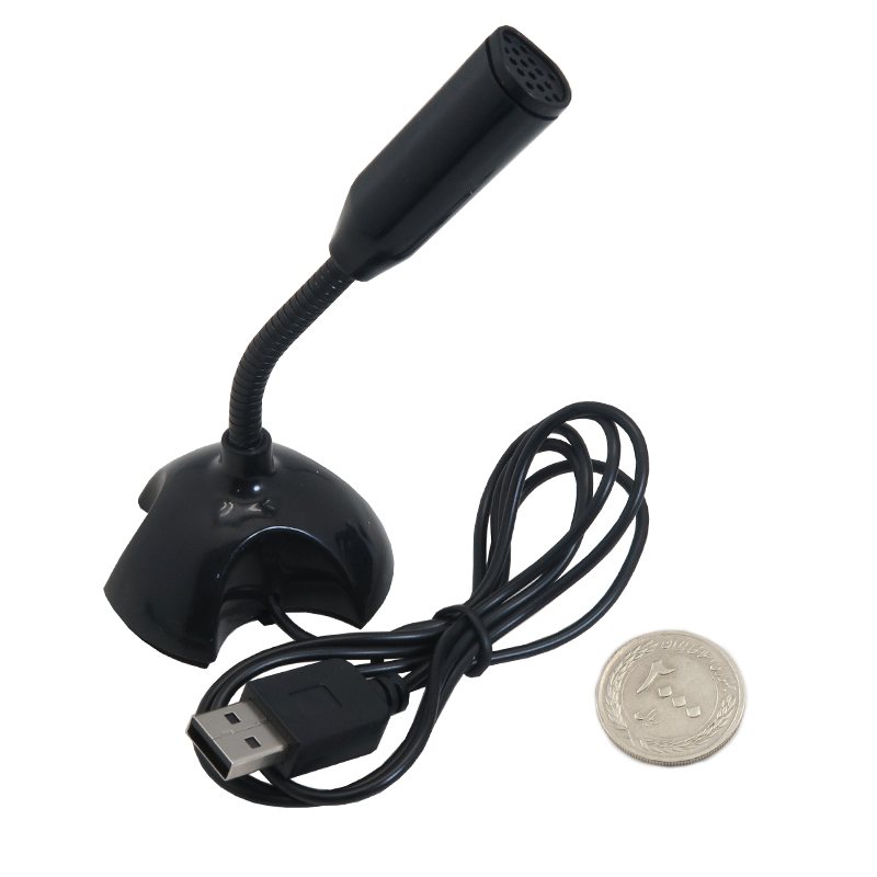 میکروفون رو میزی انعطاف پذیر دارای ارتباط USB