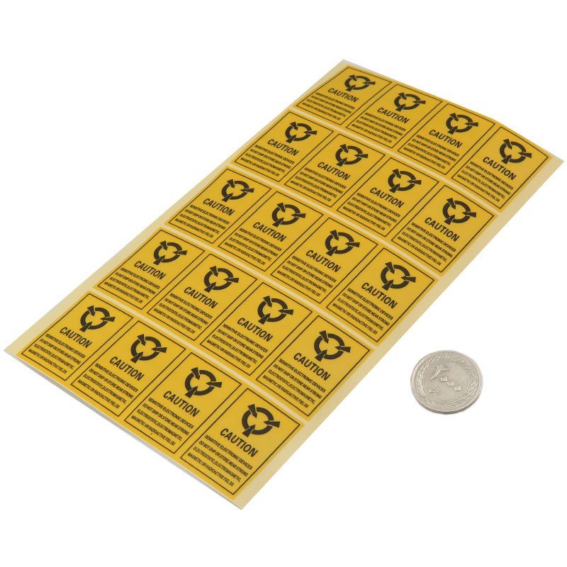 برچسب هولوگرام الکتریسیته ساکن 20 تایی ESD سایز 40x27mm