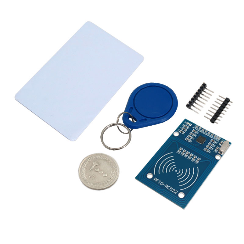ماژول ریدر و رایتر RFID دارای فرکانس 13.56MHz و چیپ RC522