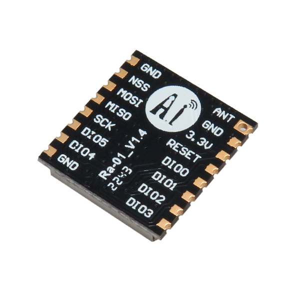 ماژول ترنسیور وایرلس LORA-RA01 دارای چیپ Sx1278 و فرکانس 433MHz