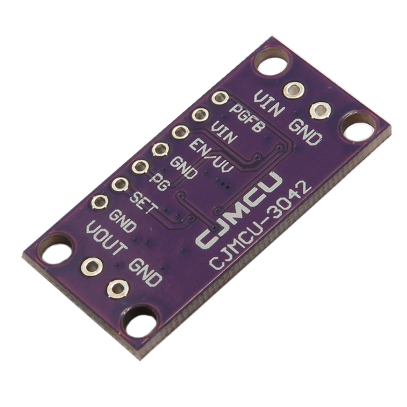 ماژول رگولاتور DC به DC کاهنده LT3042 دارای نسبت حذف نویز 74db و با قابلیت تنظیم جریان خروجی