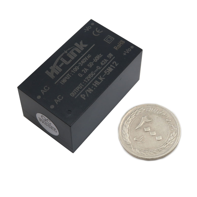 ماژول کاهنده HLK-5M12 خروجی 12 ولت