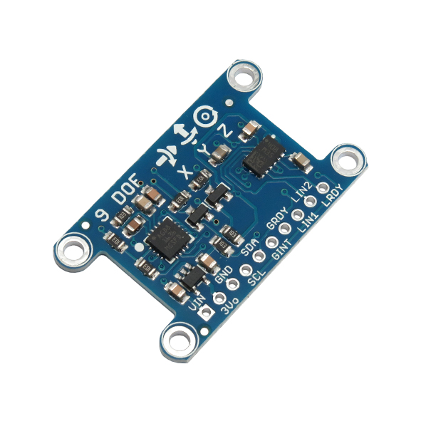 ماژول IMU نه محوره L3GD20 و LSM303D با ارتباط SPI