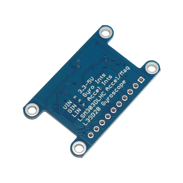 ماژول IMU نه محوره L3GD20 و LSM303D با ارتباط SPI