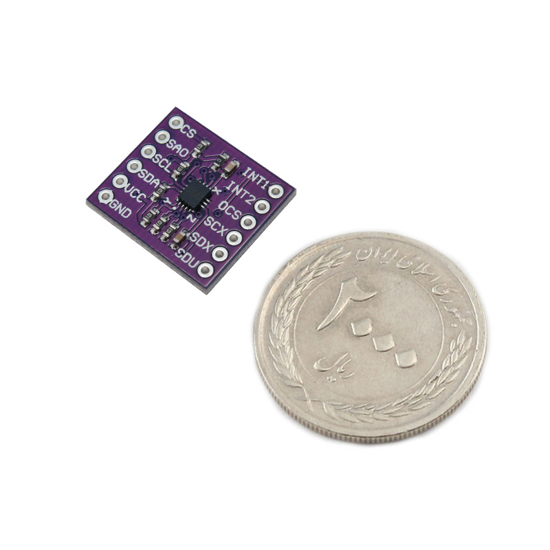 ماژول ژیروسکوپ و شتاب سنج شش محوره LSM6DSM