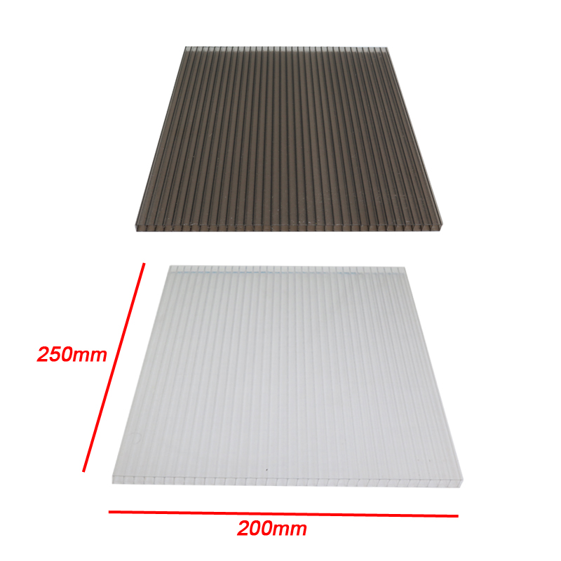 ورق پلی کربنات دارای ابعاد 200mmX250mmX6mm