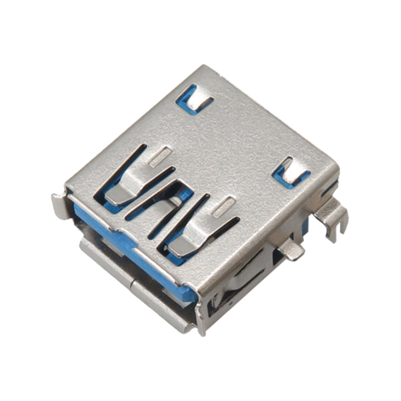 کانکتور USB3.0 Type-A مادگی 90 درجه SMD بسته دو عددی