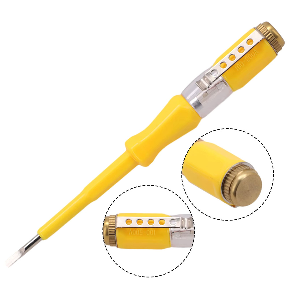 فازمتر رنگی کوچک مدار - فازمتر مولتی کالر سربرنجی با گیره فلزی