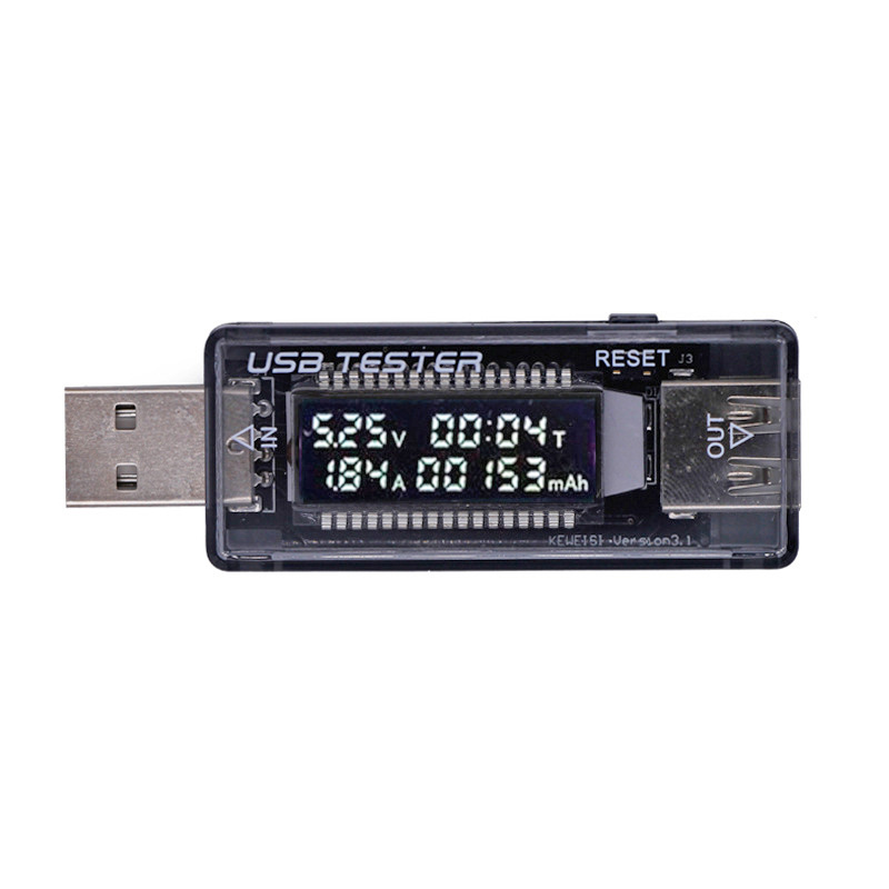 ماژول مانیتورینگ ولتاژ ، جریان و میزان شارژ انجام شده USB