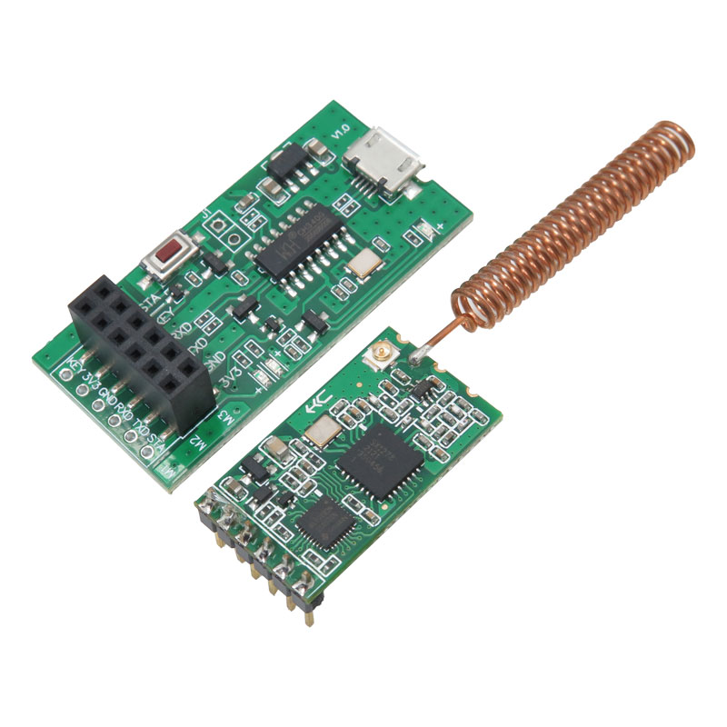 ماژول وایرلس LoRa-SX1278 دارای ارتباط سریال HC-14 و فرکانس 433MHz